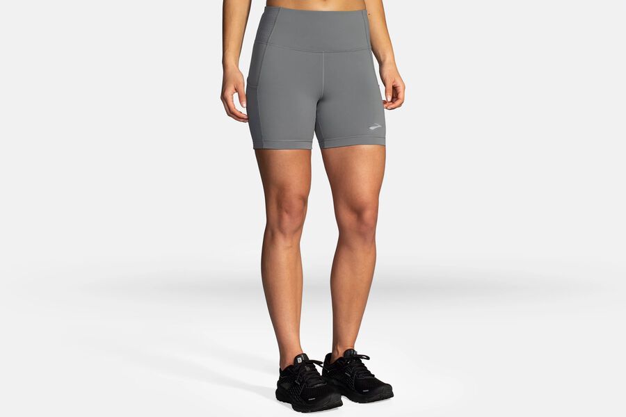 Womens Brooks Method 5" Tight Bottoms Steel | 495208-VXG